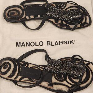 Manolo Blahnik sandals with dustbag